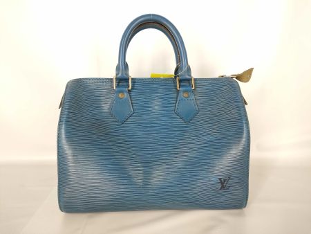 LOUIS VUITTON SPEEDY 30 BLAU EPI M43005