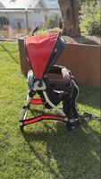 Chicco Caddy Kindertrage rot grau gebrauchter Zustand