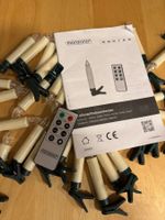 Monzana LED Weihnachtsbaumkerzen 30er Set mit Fernbedienu...