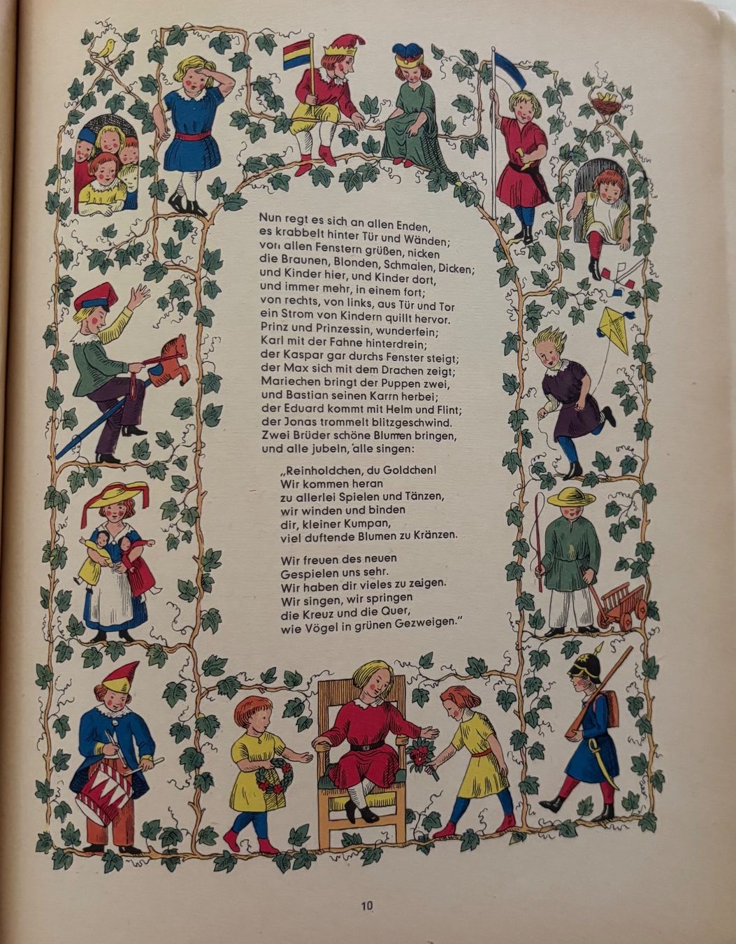 Libri: Altes Kinderbuch von Heinrich Hoffmann, König Nussknacker – Usato da Frauenfeld venduto da Merk52 5