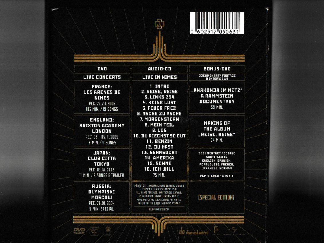 Alle DVDs: Rammstein - Völkerball Special Edition – Neu (gemäss Beschreibung) aus Chur von zowie72 1