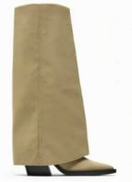 Stiefel Zara Damen beige Grösse 39 wie neu