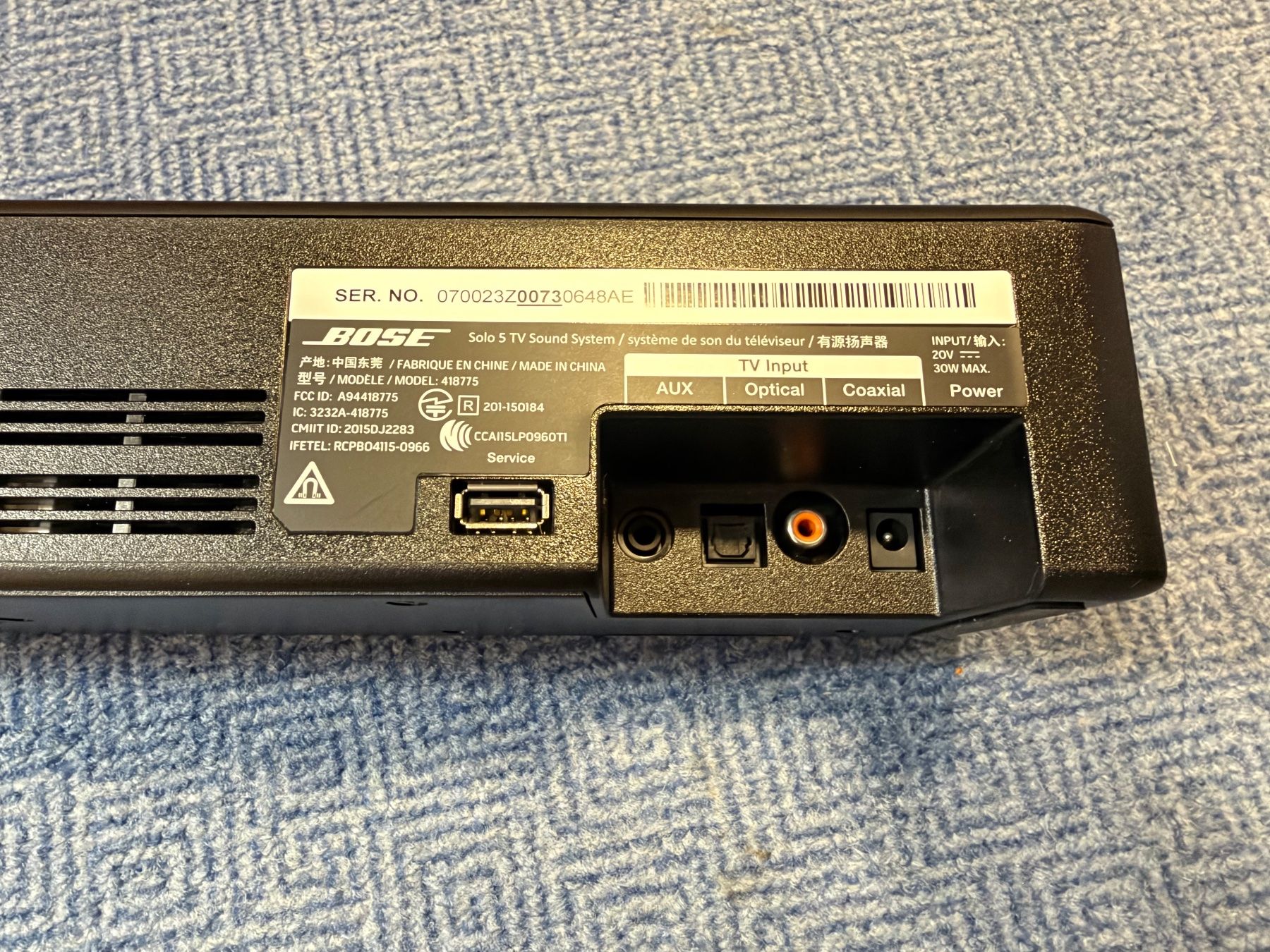Bose Lautsprecher: Bose Solo 5 TV Sound System – Gebraucht aus Aesch BL von Odreer 4