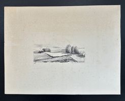 Paysage vallonné nord vaudois , 1985, Kurt van Ballmoos