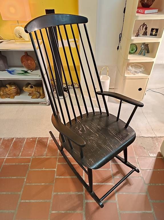Sessel: Vintage Schaukelstuhl MCM Design – Gebraucht aus Winterthur von style-and-design.zrh 5