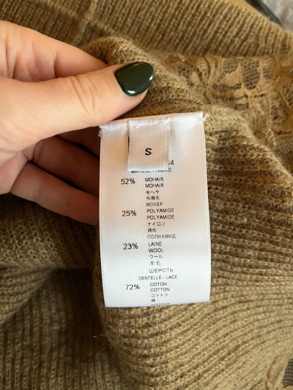 Givenchy Maglioni & Felpe: Damen Givenchy Pullover mit Spitzendetails aus Mohairwolle – Nuovo (secondo la descrizione) da Meilen venduto da Emma_321 7