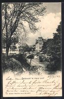 AK Delémont, Le vieux pont, 1903