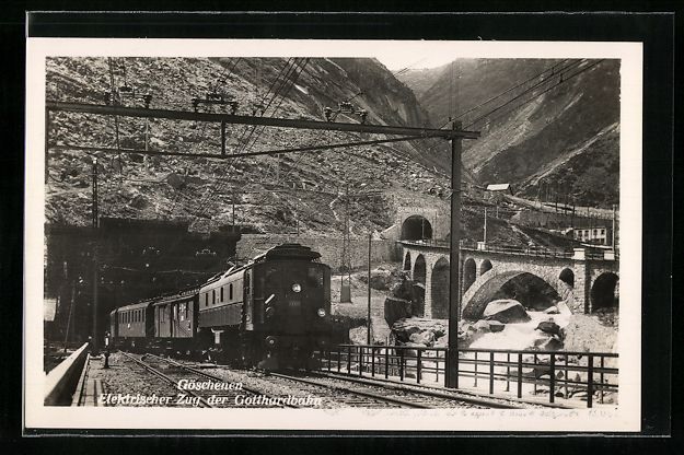 Cartes postales: Elektrischer Zug der Gotthardbahn verl – D'occasion à Berlin par bartko-reher
