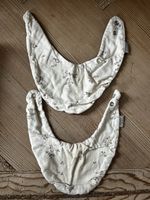 2er Set Baby Sabberlatz mit Blumenmuster, Top Zustand