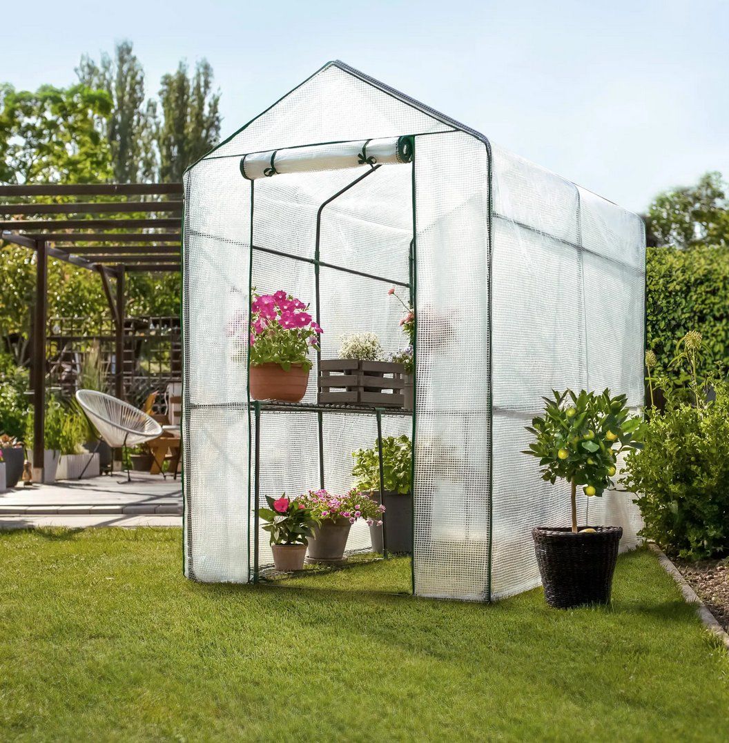 Casette da giardino & serre: Gewächshaus mit Plane – Nuovo (secondo la descrizione) da Steinhausen venduto da Retourenprofis