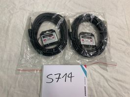 2x Klinke M auf XLR W Kabel  5m von Audiodesign Pro (s714)