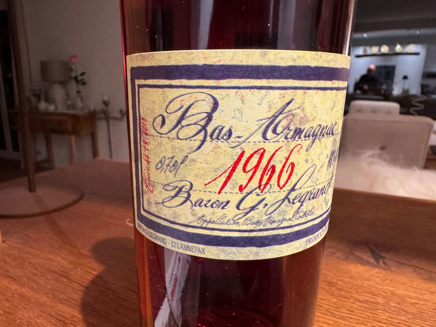 Bevande alcoliche: Baron G. Legrand Bas Armagnac 1966 – Nuovo e nell'imballaggio originale da Thun venduto da abunadh 1