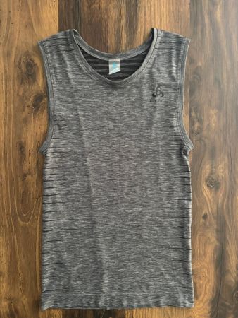 Odlo Funktions Unterzieh Shirt grau/schwarz - Grösse S