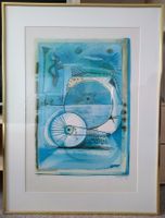 Lithografie Stanffiel 1983, gerahmt, signiert