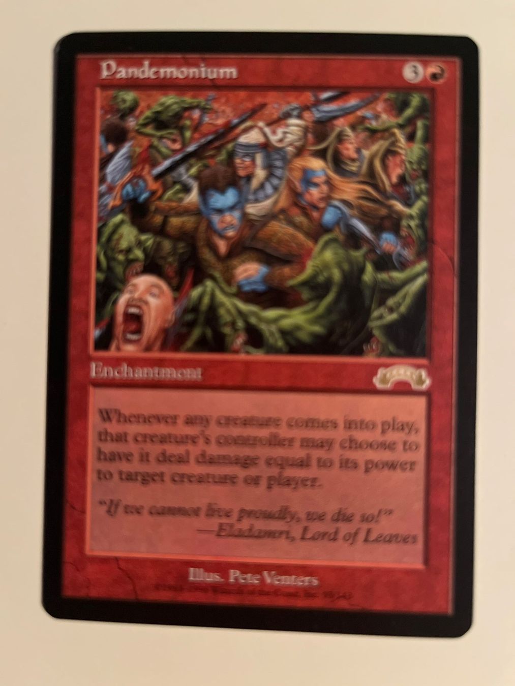 Magic The Gathering Carte collezionabili: 1 x Pandemonium - Magic: The Gathering - MtG – Usato da Kriens venduto da Shadi1980