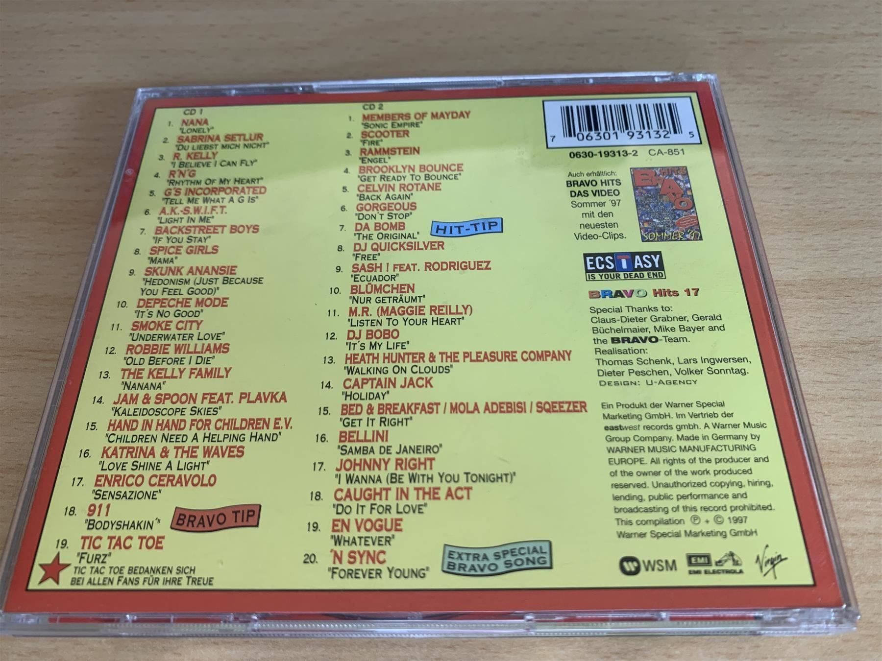 CD: Bravo Hits 17 - 2 CD – Usato da Rikon im Tösstal venduto da Alpenmutz 1
