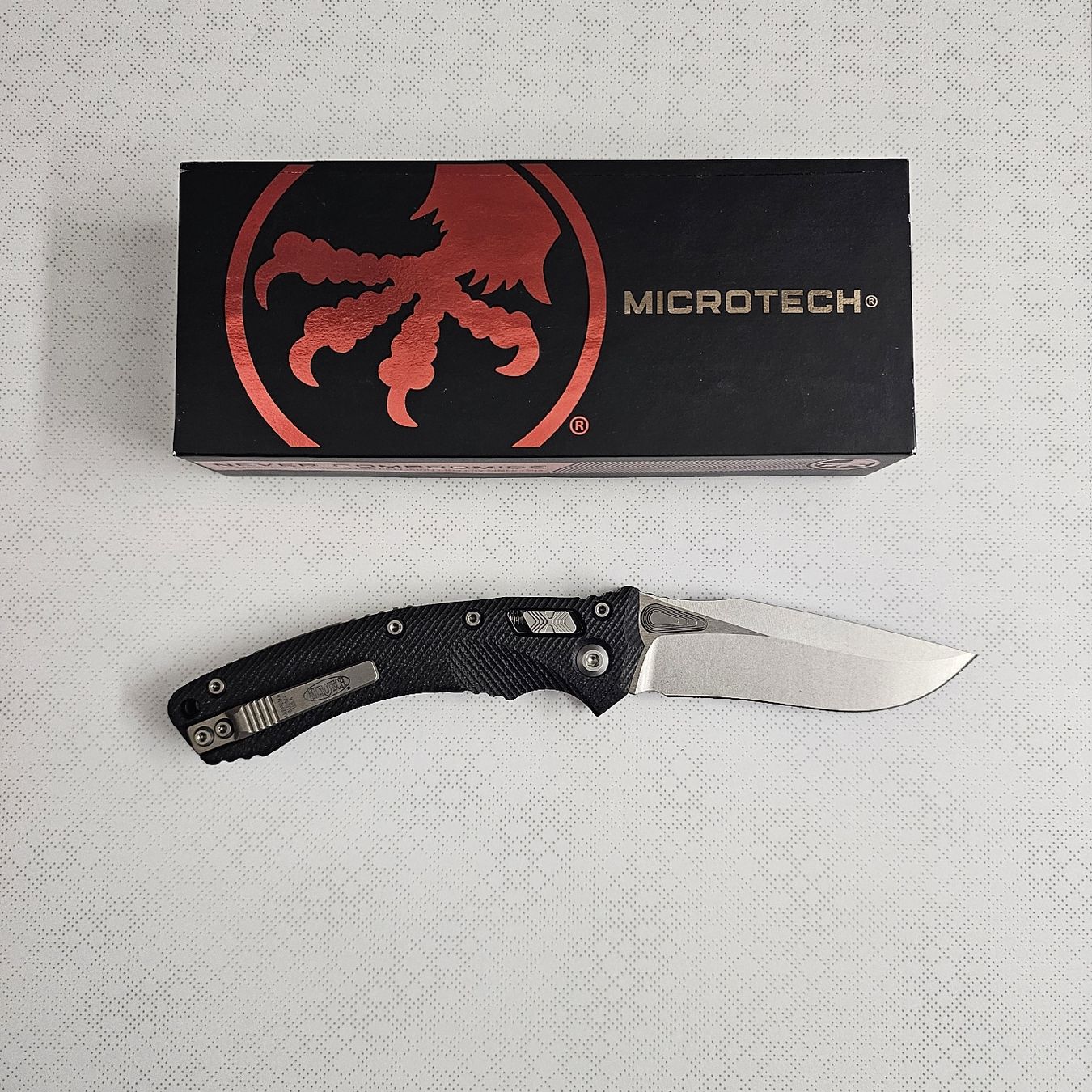 Spyderco Coltelli tascabile: Microtech Amphibian RAM-LOK, Sackmesser – Nuovo e nell'imballaggio originale da Egg b. Zürich venduto da Kunst_Shop_Schweiz 1