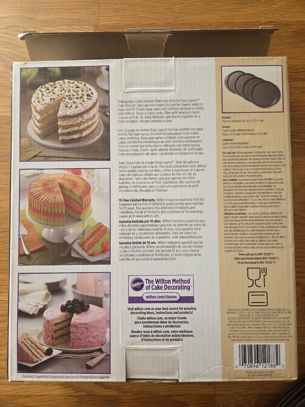 Teglie da forno: Wilton Easy Layers Cake Pan Set🍰 – Usato da Rafz venduto da leoncupra 2