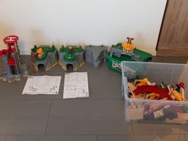 Einwandfreie BRIO Cargo Mountain + Cargo Railway Deluxe Sets