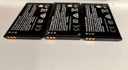 3 Stk. Nokia original Akkus BL-4WL Gebraucht