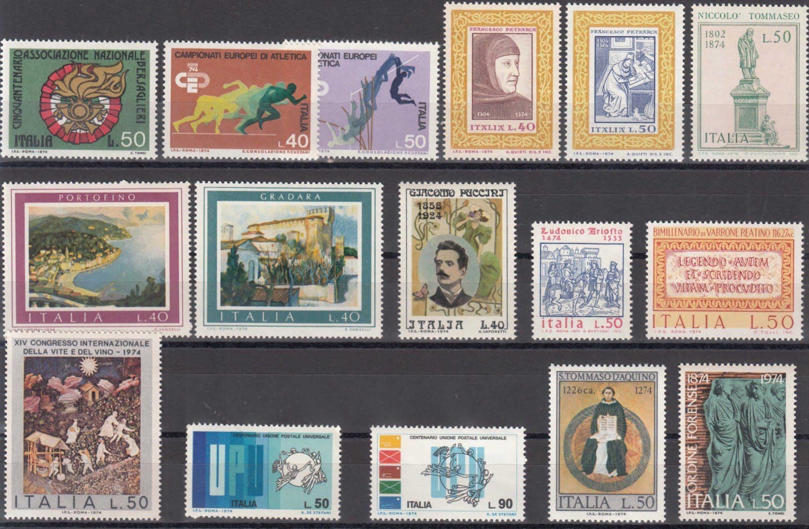 Tous les timbres: Italien 1974 postfrisch – D'occasion à Bürglen TG par StampGraf 2