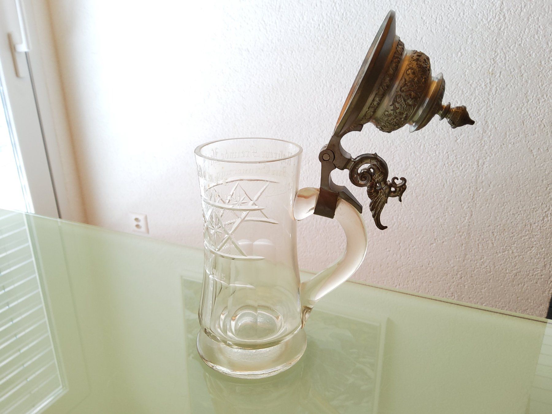 Gläser: Chope à bière ancienne  – Gebraucht aus Malleray von Broc-Mo 4
