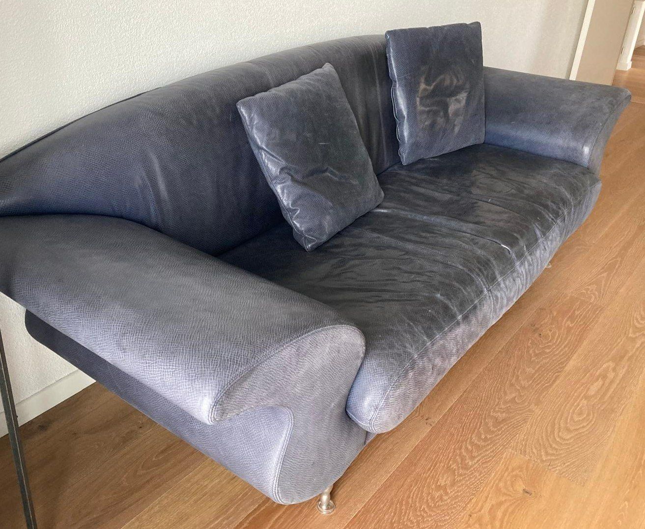 Divani: Designer Sofa, Leder, 3-er – Usato da Dietikon venduto da dari1961 1