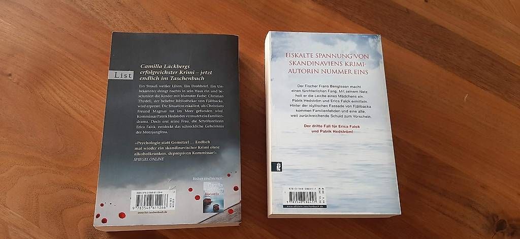 Libri: 2 Camilla Läckberg Kriminalromane – Usato da Schmerikon venduto da kidmann 1