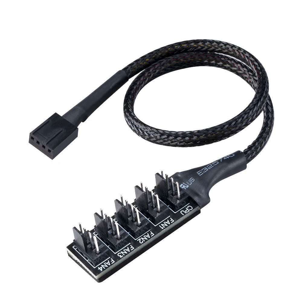 Cavi: Akasa FLEXA FP5H 5 Fan PWM Splitter Hub Cable – Nuovo e nell'imballaggio originale da Wettingen venduto da Schabernack_sam