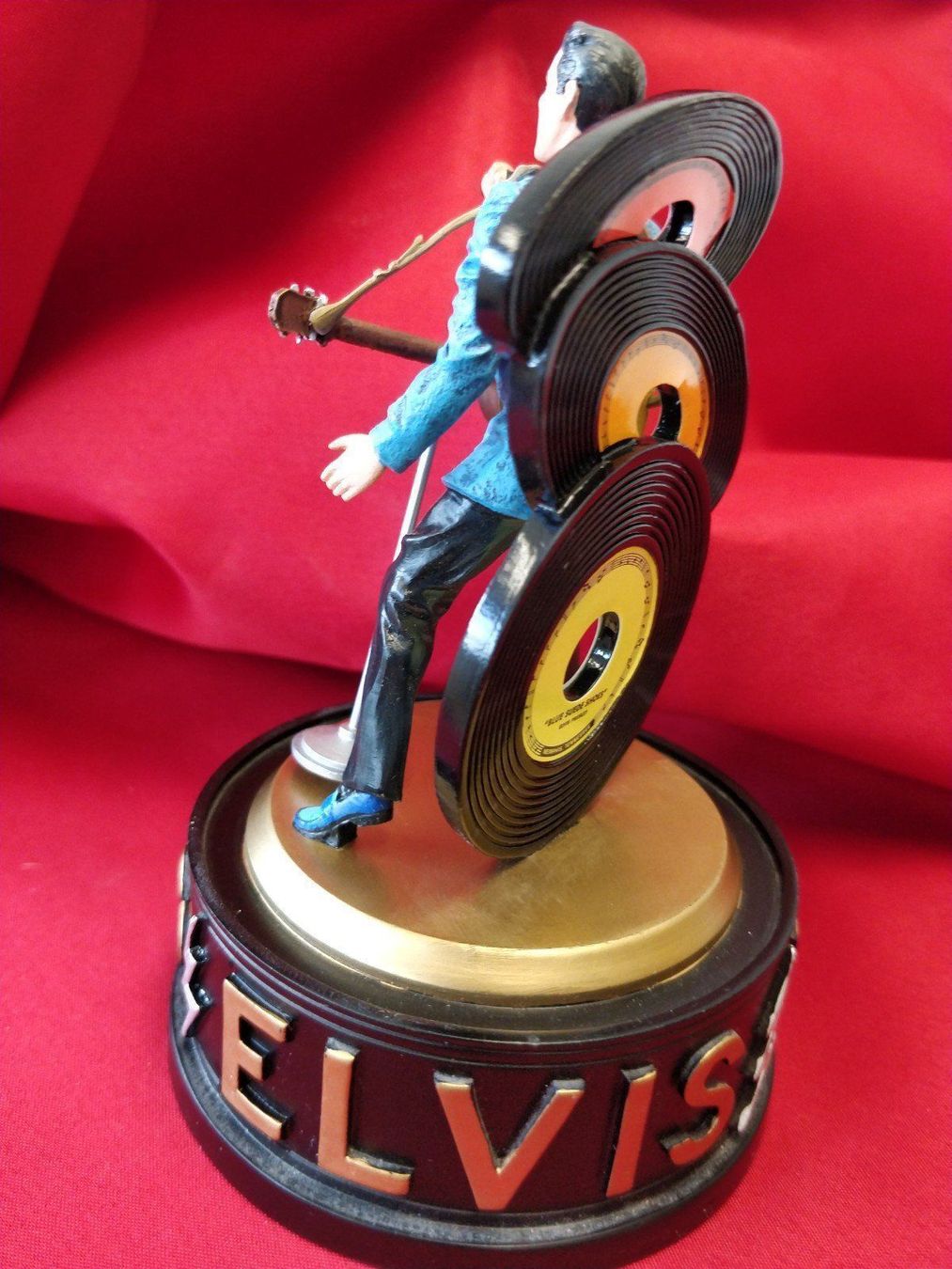 Figurines: ELVIS PRESLEY "BLUE SUEDE SHOES" Figur -1999 EPE – Neuf (Voir description) à Baar par  4
