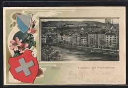 Litho Zürich, Limatquai und Politechnik