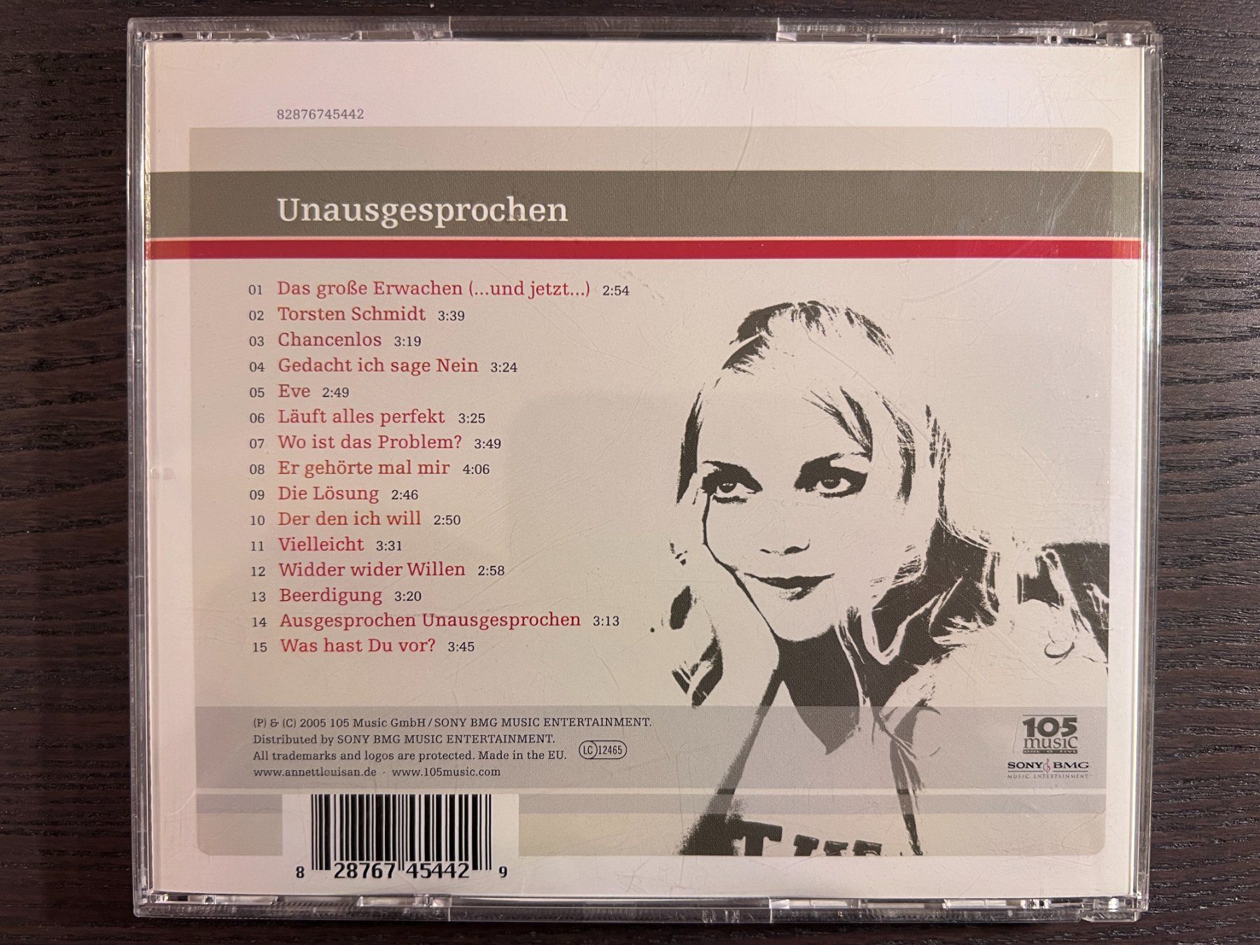 CD: Annett Louisan - Unausgesprochen – Usato da Zürich venduto da MusikFreunde 1