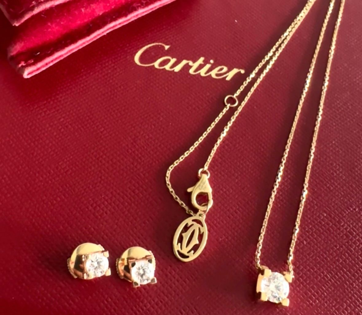Cartier Orecchini pendenti & Orecchini a lobo: Cartier Set Brilliant 18K Gold – Usato da Langenthal venduto da Classy-sale 3