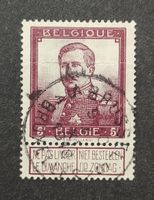 Belgien 1912, Albert I, 5fr gestempelt