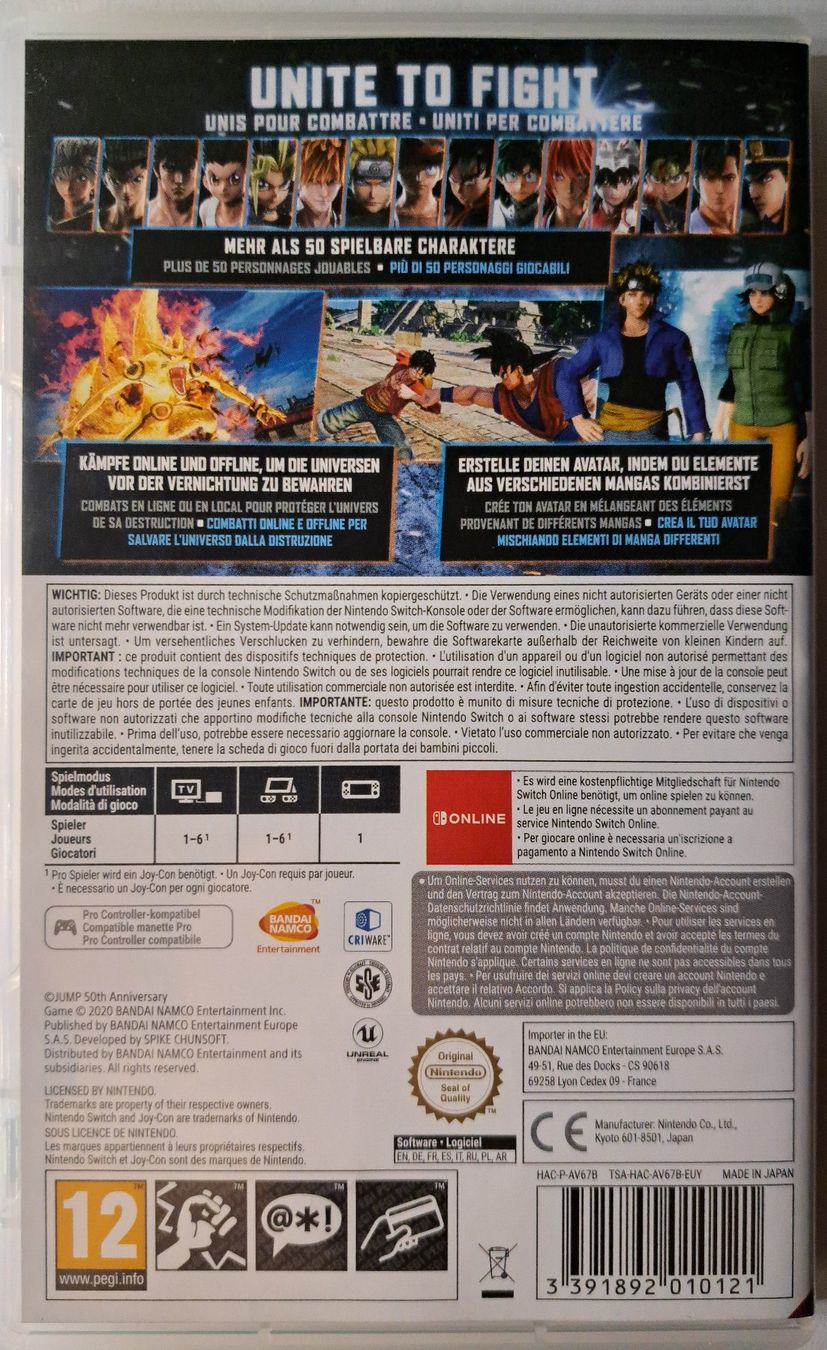 Spiele: Jump Force Deluxe Edition (Nintendo Switch) – Gebraucht aus Balgach von  1