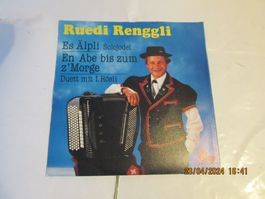 Vinyl-Single Ruedi Renggli