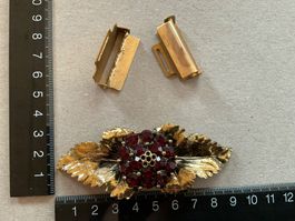 Gürtelschnalle mit Strass