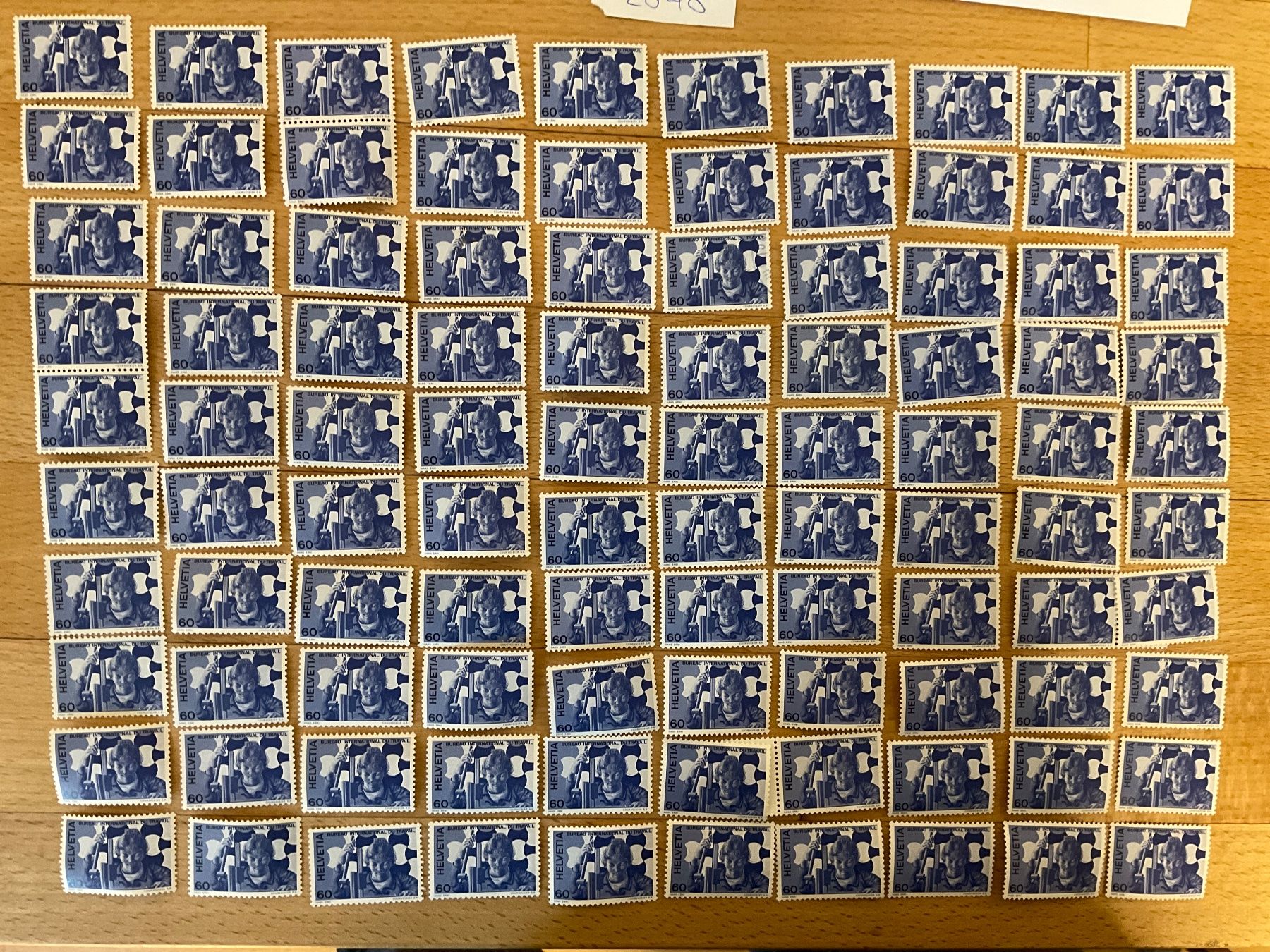 Tutti i francobolli: 60Fr Ämter Frankaturware ungestempelt postfrisch Sammlung – Nuovo (secondo la descrizione) da Wil SG venduto da Chefsugus