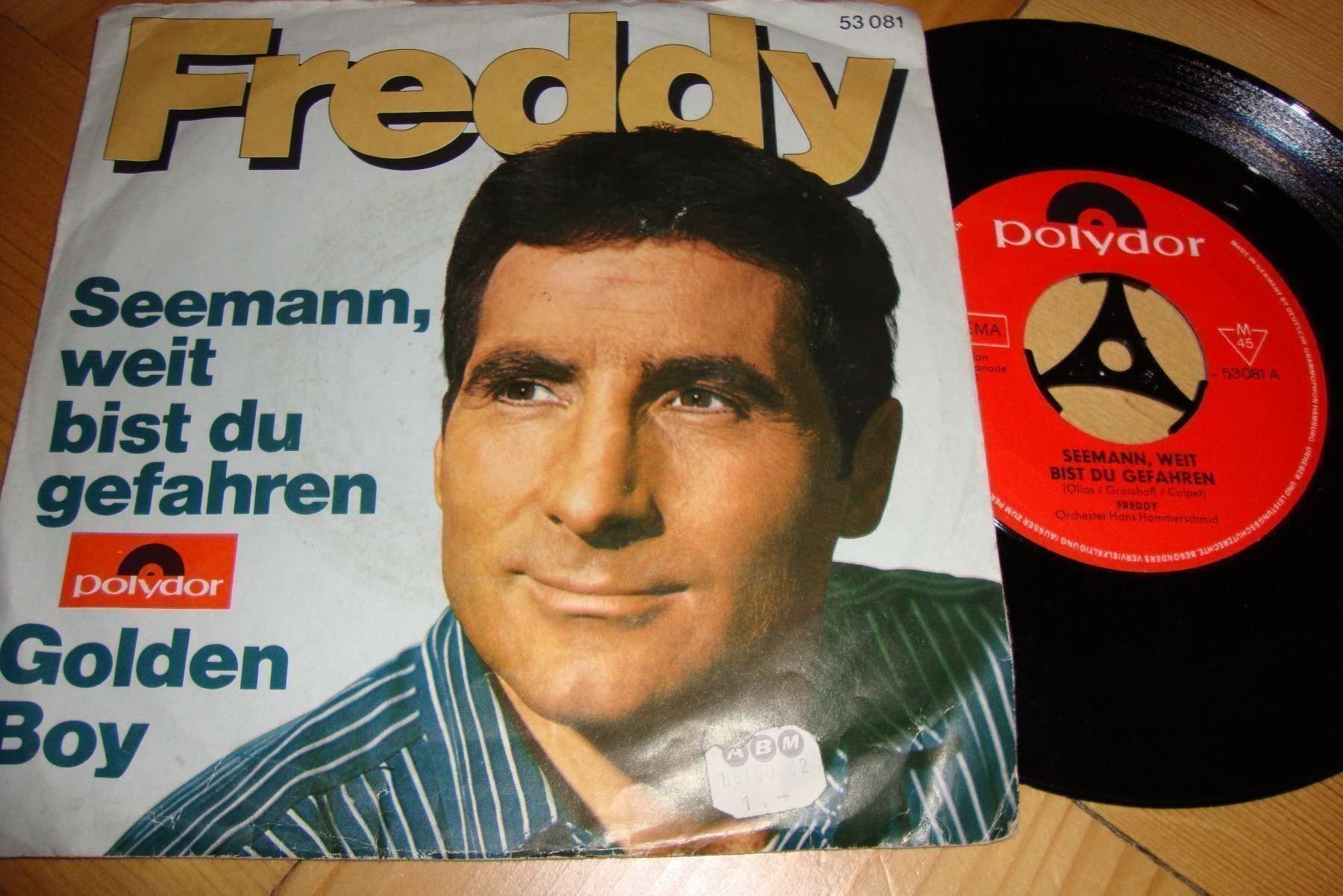 Dischi in vinile: FREDDY - SEEMANN, WEIT BIST DU GEFAHREN – Usato da Bern venduto da Uli_10_11