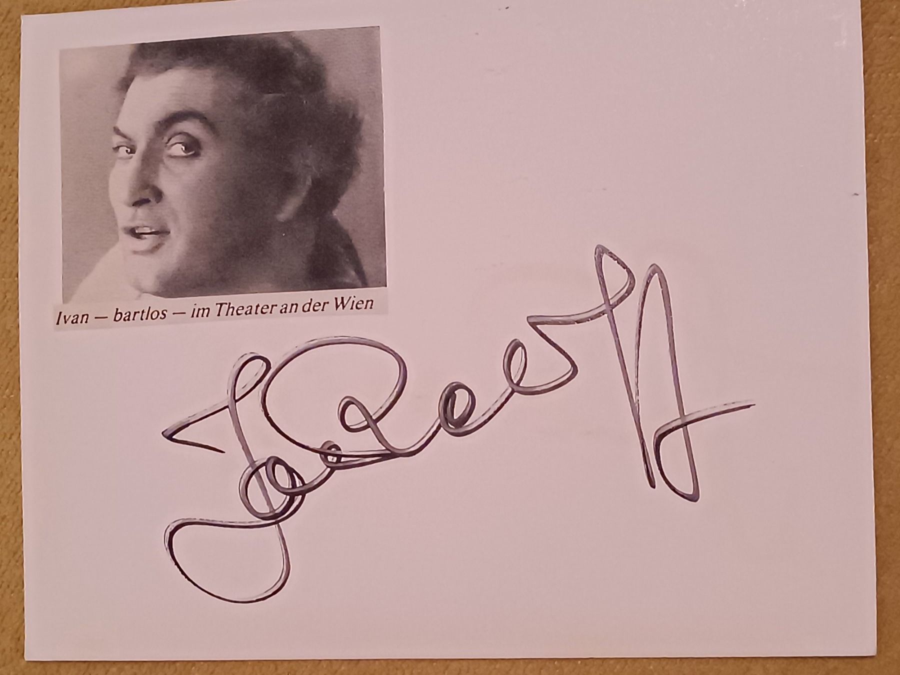 Autogramme: Ivan Rebroff - handsigniert – Gebraucht aus Menziken von Autogramme