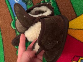 EMU Baby Schuhe Braun mit Lammfell