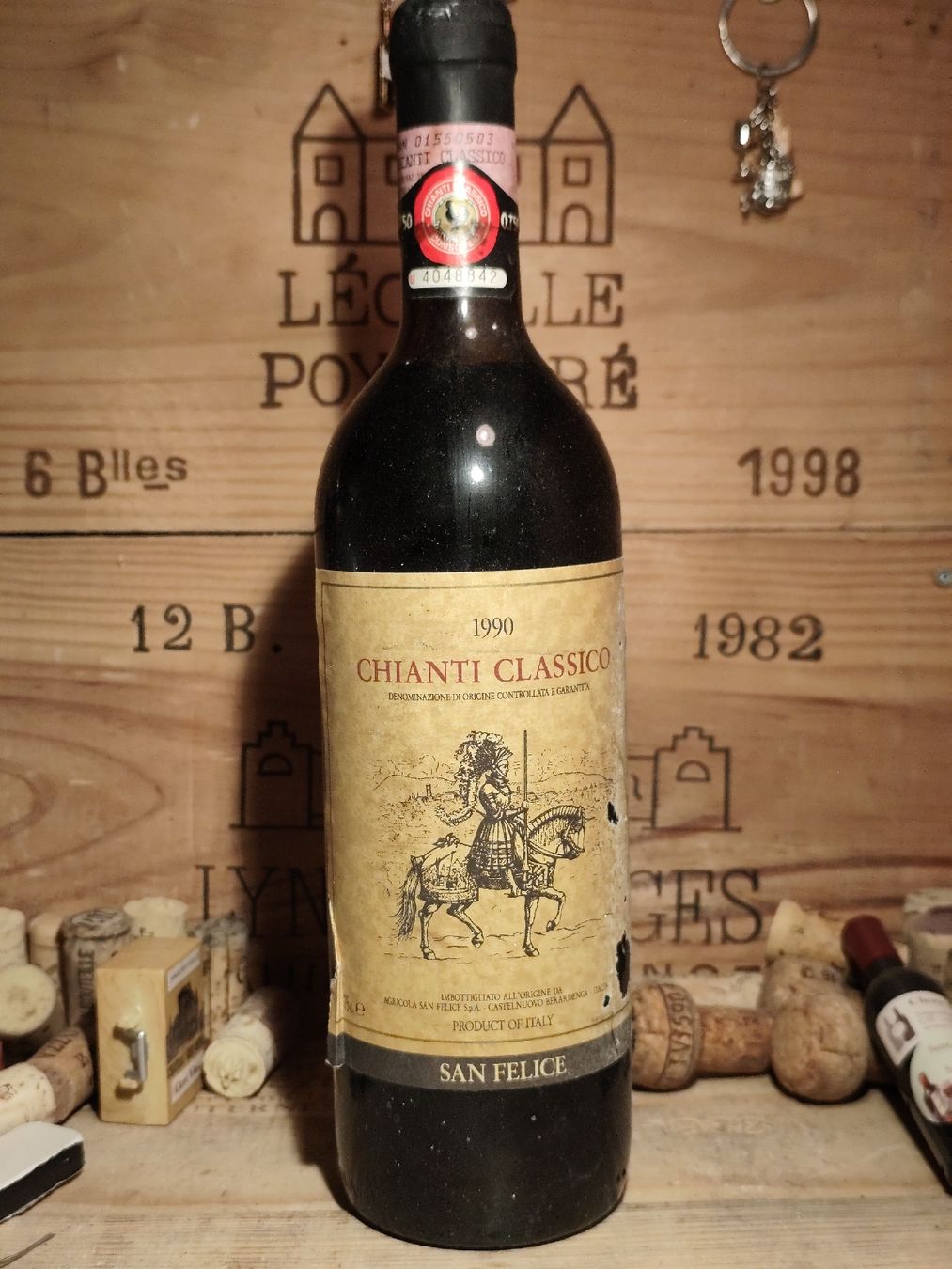 Vino: 1990 Chianti Classico San Felice DOCG – Usato da Büsserach venduto da Vintage-vins