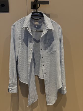 Bluse von ONLY, Gr. XS, blau-weiss gestreift