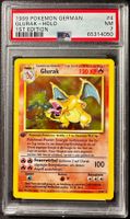Pokémon Glurak 1st Edition PSA 7 Base Set Deutsch Holo 4/102