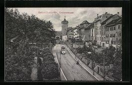 Schaffhausen, Strassenbahn in der Graben
