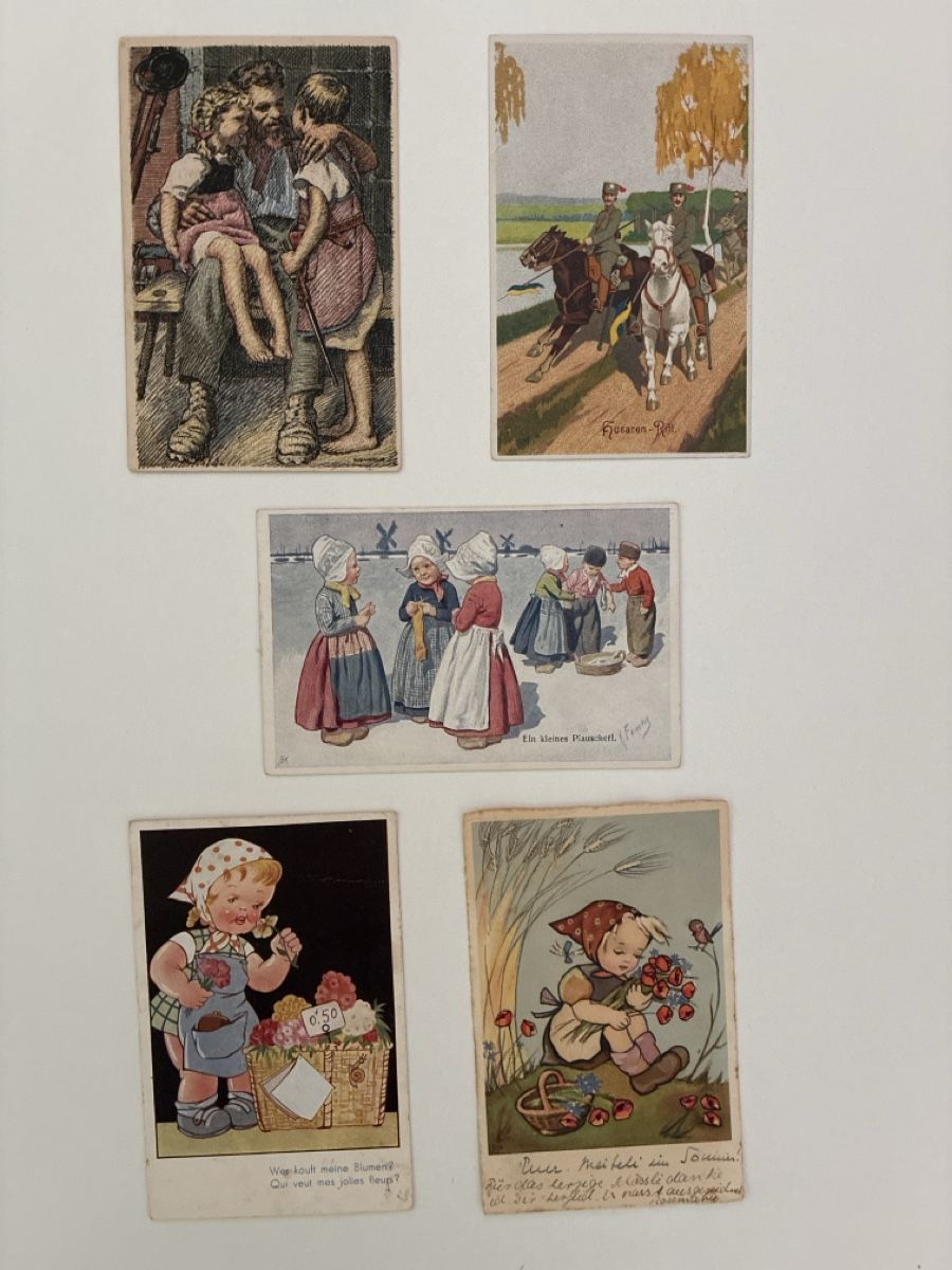 Cartoline postali: 10 Ansichtskarten ganz spezielle Nr. 3 – Usato da Oftringen venduto da Cla.vD.74