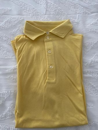 Neues Poloshirt Gran Sasso 100% Baumwolle Gr 52 XL Gelb