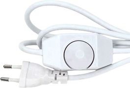 für LED-Lampen Stromkabel mit Schalter + Dimmer