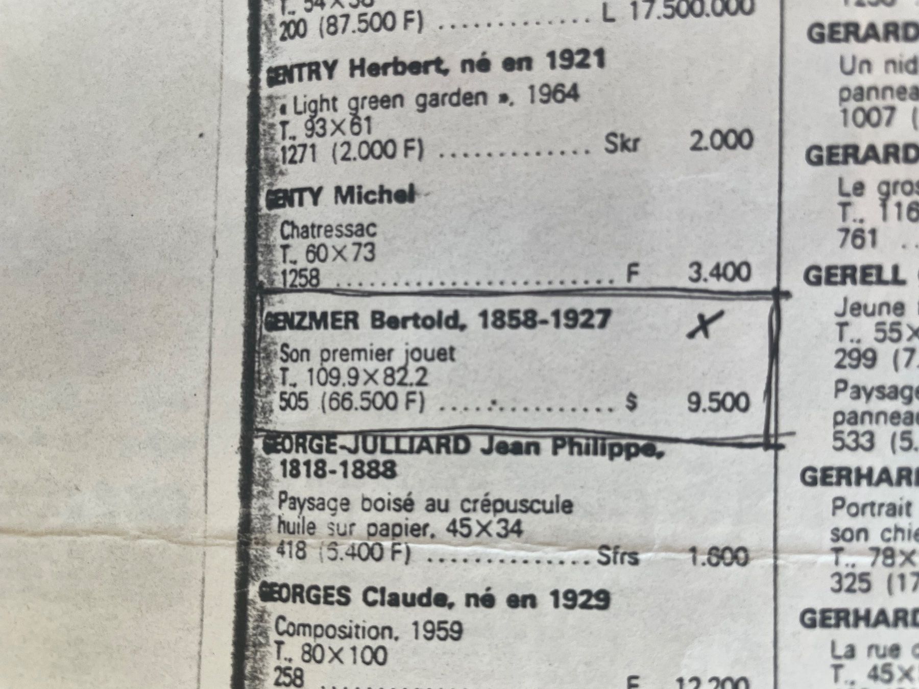 Gemälde: Berthold Genzmer -Grosses Oelgemälde - Topzustand – Gebraucht aus Fidaz von KunstsammlerGR60 5
