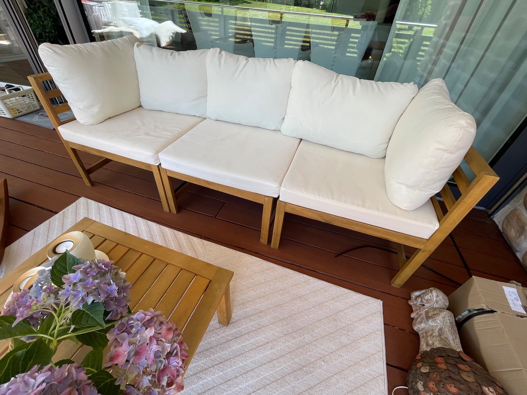 Set di tavolo e panche: Gartenlounge Outdoor Möbel – Usato da Neuwilen venduto da bobbel01 3